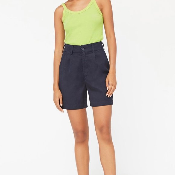 LACAUSA Pants - Paloma Shorts in Ink by Lacausa